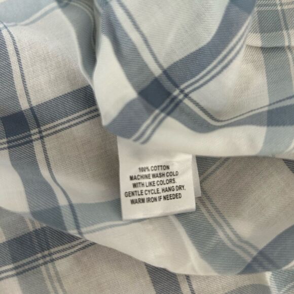 Women’s UNTUCKit Plaid Button-Up Shirt Size 0 Style Melini - Picture 4 of 4